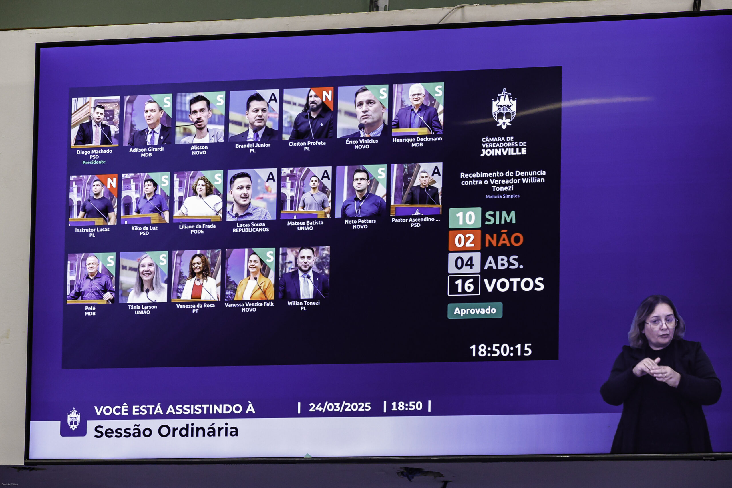 Vereador Wilian Tonezi (PL) é denunciado ao Conselho de Ética da Câmara por falta de decoro