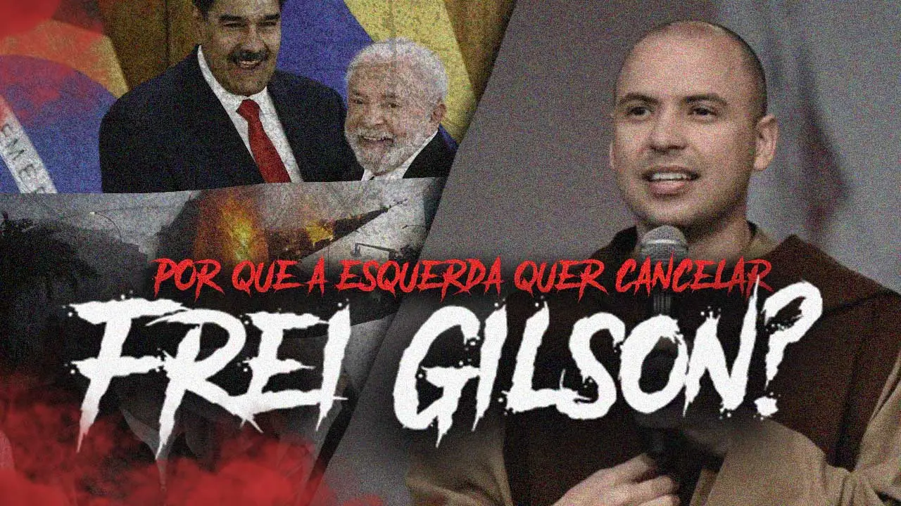 Frei Gilson é alvo de ataques coordenados da esquerda após mobilizar milhões de fiéis no Rosário. Perseguição ao cristianismo cresce no Brasil e no mundo.